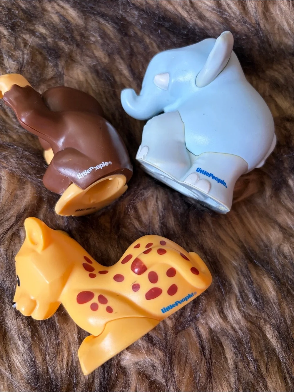 Fisher-Price Little People Animals Habitat Safari Zoo Toy Elephant Monkey Cheeta